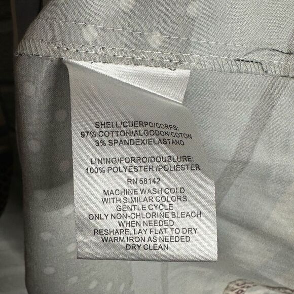 Gal Meets Glam Dakota Long Sleeve Fit and Flare Dress Purple Patterned size 6 - Picture 6 of 9